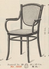 Thonet hoher Stuhl