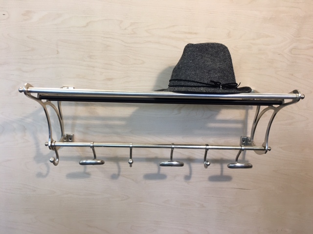 Garderobe Aluminium 40er Jahre