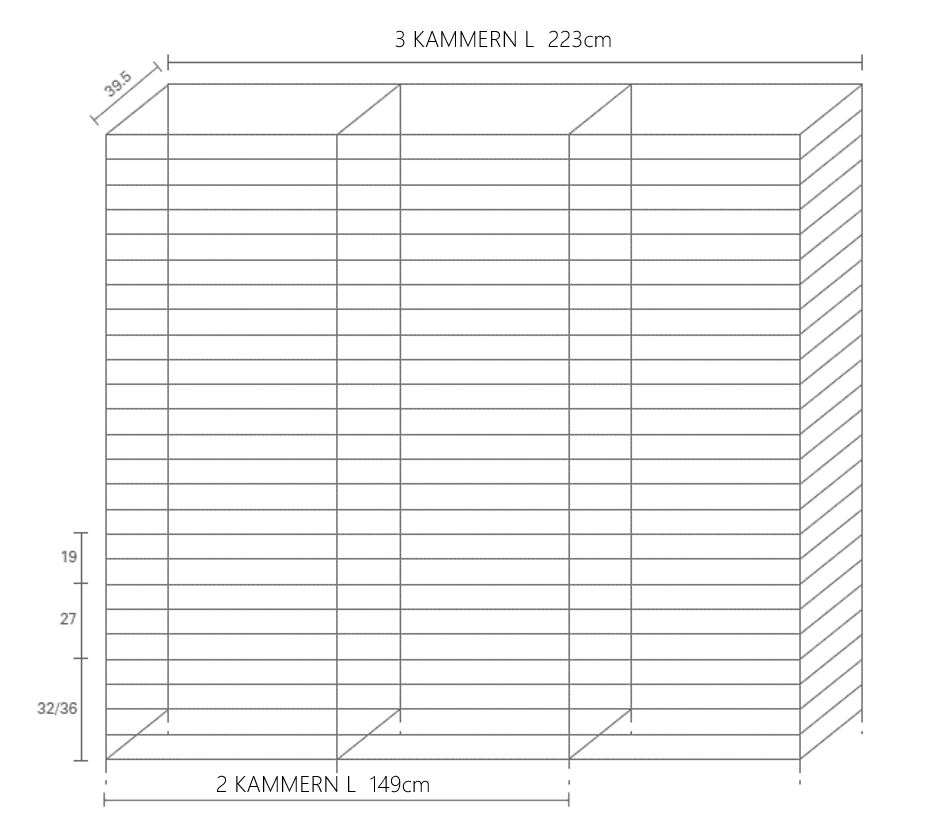 Skizzenblatt IRION Regal 1 Download pdf